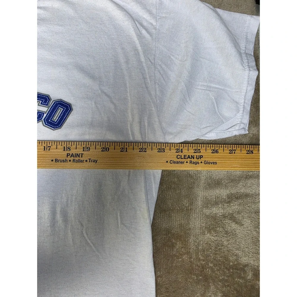 Beach Factory Acapulco Beach Mexico Graphic T-Shirt White Blue Mens XXL Vintage